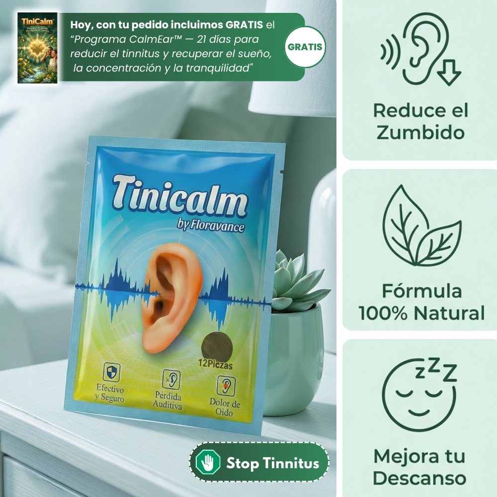 Parches Herbales para Zumbido de Oído pack 12 UD - TINICALM™