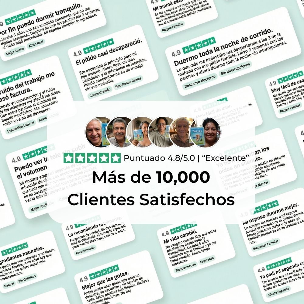 Parches Herbales para Zumbido de Oído pack 12 UD - TINICALM™